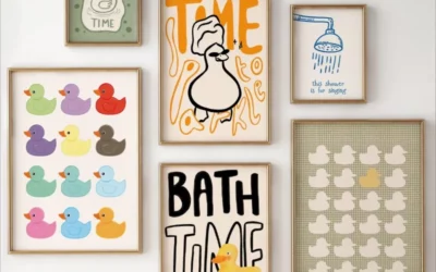 Affiche déco salle de bains : transformez vos murs en espace design