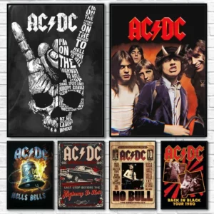 Affiche du groupe ACDC