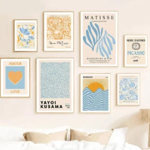 Affiche Picasso Bauhaus Matisse plantes Yayoi Kusama