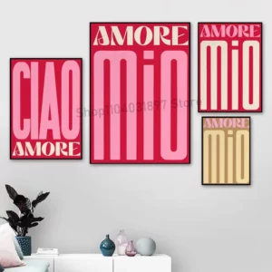 Affiche sur toile Amore