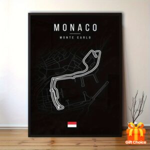 Affiche Circuit de Monaco – Poster Design du Grand Prix de Monte-Carlo