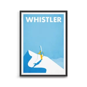 Affiches murales ski & montagne – Design minimaliste et ambiance alpine - 12