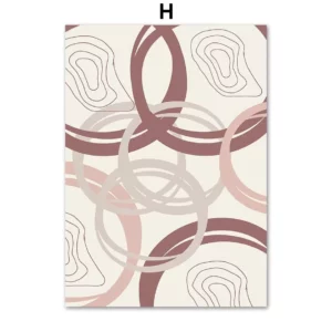 Affiche murale typographique lieu en lettres noires sur fond clair minimaliste Matisse Yayoi Kusama - 8