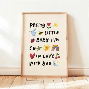 Affiche murale typographique destinations soleil aux couleurs vives - IMG-47236