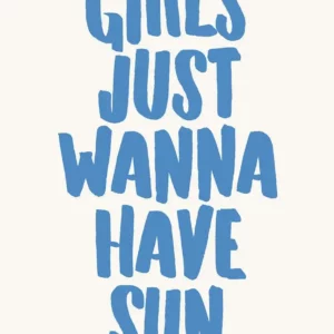 Affiche murale texte plage et coquillages style illustration graphique - P7