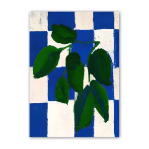 Affiche murale illustration femme inversée texte rouge style graphique - N