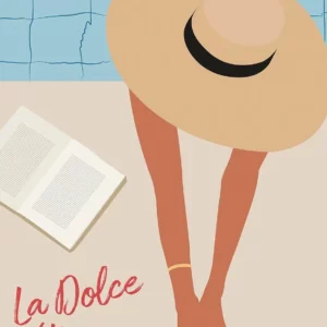 Affiche murale texte plage et coquillages style illustration graphique - P30