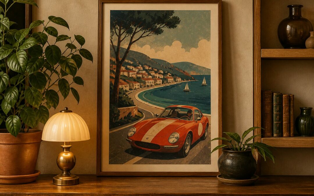 Affiches vintage pour la salle à manger : composer une ambiance rétro et conviviale