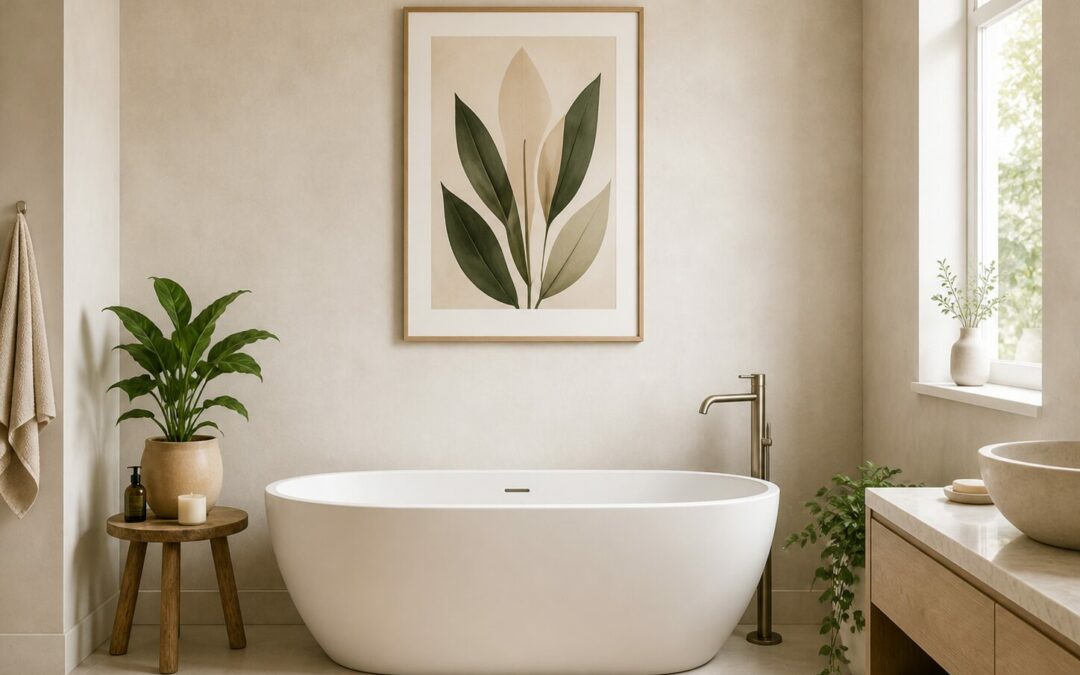 Affiche salle de bain : quel format et quelle finition choisir pour qu&rsquo;elle résiste dans le temps ?