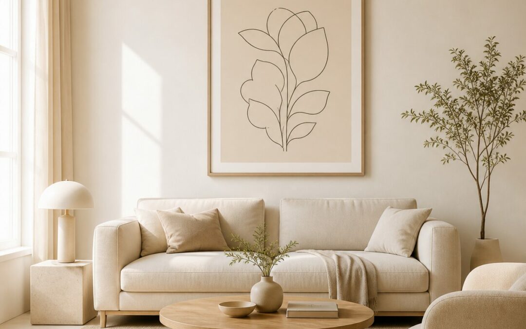 Affiches minimalistes pour la salle à manger : une décoration murale épurée et lumineuse