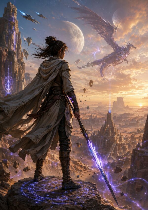 affiche deco heroic fantasy dragon 2