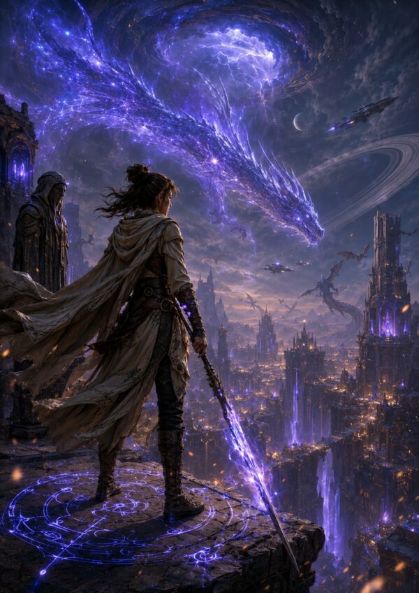 affiche deco heroic fantasy dragon