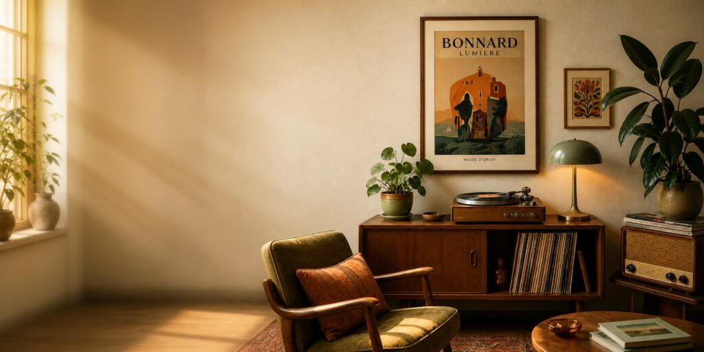 Affiches vintage pour le salon : composer une ambiance rétro et chaleureuse 1 hero esprit vintage